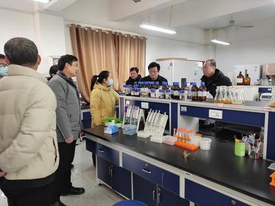汉川市公共检验检测中心一行来我院考察交流